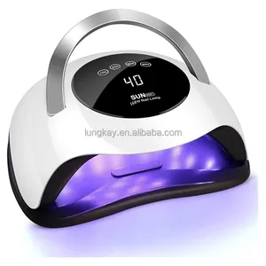 Luz UV para secador de unhas recarregável Gel Polonês Lâmpada de cura rápida profissional com 4 ajuste de temporizador Sensor automático secador de unhas