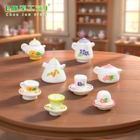 Miniatures de simulation de paysages, petits flacons, bocaux, assiettes, accessoires décoratifs DIY pour maison de poupée, mini ornements de bureau