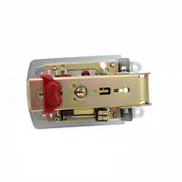 Serrure de porte électrique commerciale robuste à double cylindre DC12V avec crochet rotatif pour contrôle d'accès, appartement, bureau