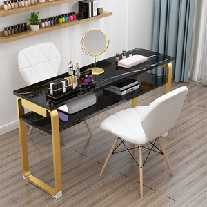 <span class=keywords><strong>Mesa</strong></span> de Manicura a <span class=keywords><strong>Precio</strong></span> Especial, Económica, de Mármol, Muebles de Salón de Belleza, Juego Simple de <span class=keywords><strong>Mesa</strong></span> y Silla de Doble Capa para Uñas - Product Image 3