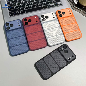 Coque de téléphone respirante et rafraîchissante pour iPhone 16 Pro Max 14 15 17 Air 18 Pro, dissipation thermique, coque magnétique avec protection d'objectif - Product Image 1