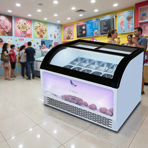 Vitrine Réfrigérée Commerciale YINZHENG pour Crèmes Glacées – Vitrine de Présentation pour Supermarché – Vente en Gros Usine - Product Image 1