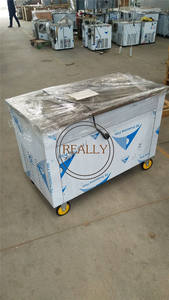 เครื่องทำไอศกรีมสองกระทะทอดพร้อมช่องแช่แข็งเครื่องม้วน<span class=keywords><strong>ไอศกรีม</strong></span>ผัดไทย - Product Image 4