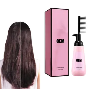 Lidercare Time-saving hair care products repair damage hair moisture 240ml pink package shampoo with comb