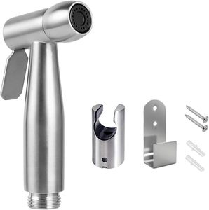 Pulvérisateur de bidet manuel à haute pression en acier inoxydable 304, écologique et moderne, pour salle de bain - Product Image 1