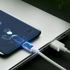 Fabrika doğrudan satış cep telefonu aksesuarları 2024 5A hızlı şarj USB C kablosu A C veri mobil cihaz için 1m 2m 3m kablo