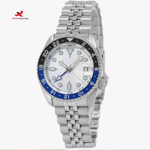 Reloj Mecánico Automático para Hombre, Estilo Moderno, con Descuento por Compra Mixta, 42.5mm, Resistente al Agua, GMT 5, Acero Inoxidable, para Negocios - Product Image 1