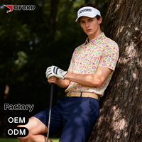 Kaos Polo Golf Lengan Pendek Pria Desain Khusus Cepat Kering Perlindungan UV Poliester Spandex OEM ODM Langsung dari Pabrik