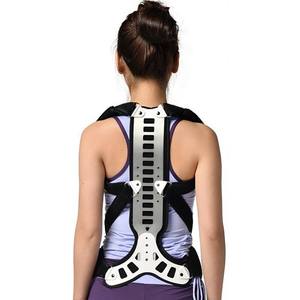 Cinturón de Soporte Espinal Rígido para Cifosis Metálica y <span class=keywords><strong>Fractura</strong></span> por Compresión <span class=keywords><strong>Vertebral</strong></span>, Corrector de Postura Ajustable, Soporte Lumbar - Product Image 2