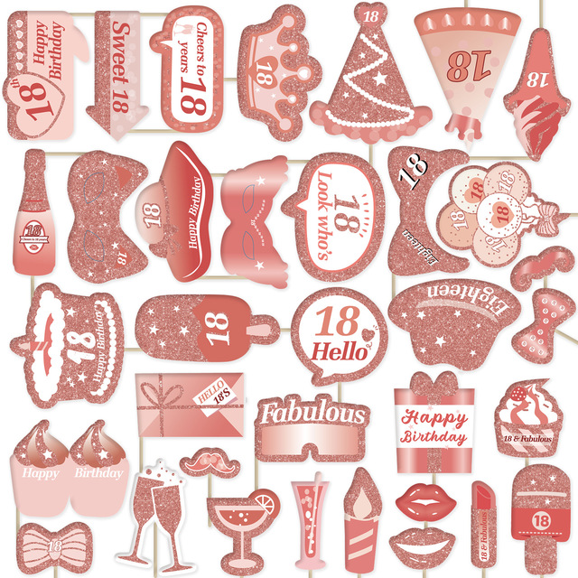 Customized Paper Photo Props Fashionable Personalized Photo Booth Props Weddings Birthdays Graduations