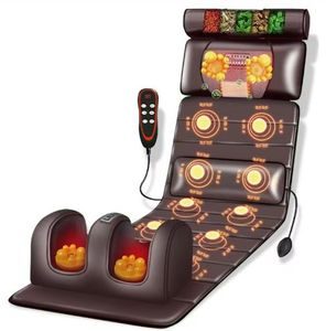 Elétrica Costas e Pescoço Shiatsu Air Pressure <span class=keywords><strong>Massager</strong></span> Almofada <span class=keywords><strong>Butt</strong></span> Spine Amassar Corpo Car Seat Cadeira de Massagem Portátil - Product Image 1