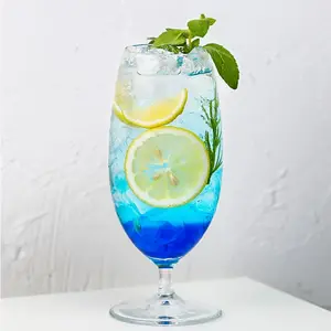 Barware Crystal Margaret Glass Goblet Beverage Cup 450ml Unique Cocktail Mojito Cocktail Glasses