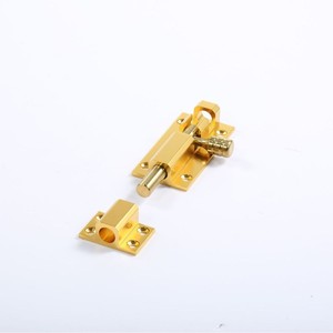 Aluminum Alloy Door <b>Bolt</b> Type A Thickened <b>Spring</b> Lock For Drawer Minimalist Design Easy Installation - Product Image 3