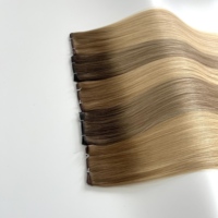 Extensions de cheveux vierges européens Super Double Drawn Genius Weft, blondes, de haute qualité, en cheveux humains