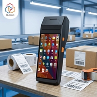 Terminal portable Android 13.0 4 Go 64 Go avec lecteur NFC et imprimante thermique 58 mm