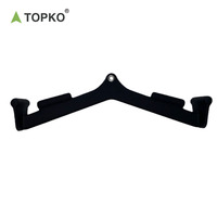 Accessoires de musculation TOPKO, plaque en acier de haute qualité, barre de traction, poignées de traction, poignées magnétiques portables pour étirements du dos