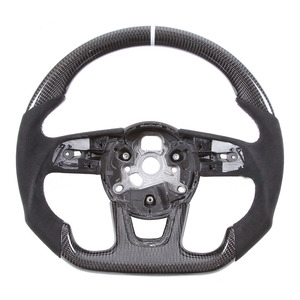 Volant en fibre de carbone LED personnalisé pour <span class=keywords><strong>Audi</strong></span> B9 A3 A5 RS3 RS4 RS5 S3 S4 S5 2018 2019 2020 2021 <span class=keywords><strong>2022</strong></span> Sports <span class=keywords><strong>audi</strong></span> - Product Image 1