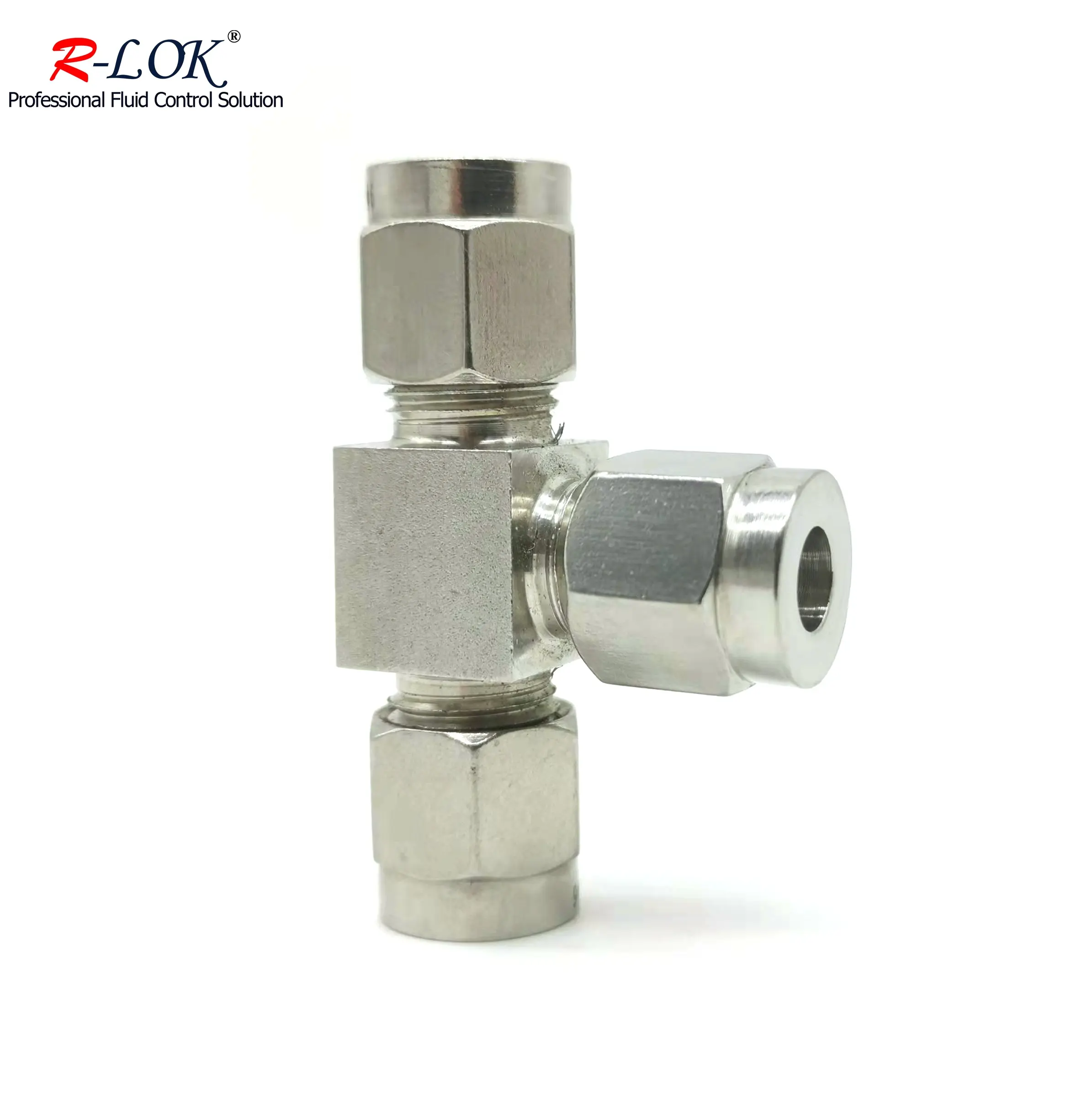 Swagelok Thép Không Gỉ Thủy Lực Giảm Bằng Liên Minh Tee Đôi Ferrule Ba Way Tee Cho Khí Đốt Và Dầu Cụ Ống Lắp