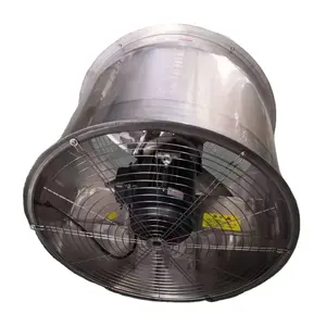 stainless steel axial flow fan post/fixed/pipe type industrial strong exhaust fan Ventilation fan