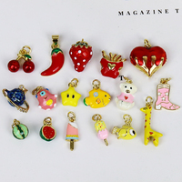 Verjaardag Sieraden Cadeau Prachtige Emaille Hanger Zomer Fruit Hanger