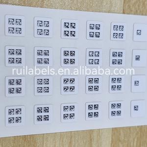 Beyaz isıya dayanıklı su geçirmez etiketler baskılı 2*2mm QR kod etiketleri - Product Image 2