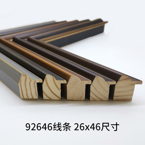 Wooden Decorative <b>Frame</b> Mouldings Solid Pine Wood Traditional Style Indoor Use Durable <b>Frame</b> Lines 92646 - Product Image 5