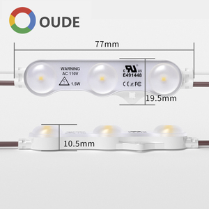 Ac 3LED tiêm ống kính ánh sáng dấu hiệu 1.5W SMD LED MODULE 2835 LED + mô-đun - Product Image 5