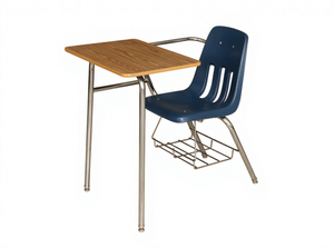 Conjunto de Escritorio <span class=keywords><strong>y</strong></span> Silla para Estudiantes de Secundaria, Diseño Moderno de Acero, Muebles Escolares Duraderos - Product Image 3