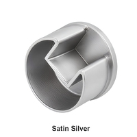 Embout rond en acier inoxydable pour rampe d'escalier ou de balcon