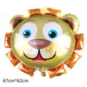 3 डी हैप्पी बर्थडे शेर सर्कस के साथ कार्निवल पार्टी की सजावट के लिए नकली गुब्बारे - Product Image 6