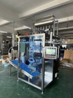 Machine d'emballage automatique multi-lignes à scellage 4 côtés pour liquides/sauces (Ketchup, Shampooing, Bain de bouche, Mayonnaise) - Direct Usine
