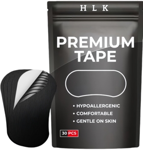 HLK Paquete de 30 Tiras Adhesivas Nasales y Bucales Anti-Ronquidos, Hipoalergénicas, para Dormir sin Dolor, Eliminación Profunda - Product Image 1