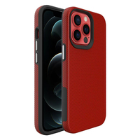 Coque texturée triangulaire fine pour iPhone 17 16 15 14 12 11 Pro Max 12 Mini, protection antidérapante de l'appareil photo, boutons indépendants, TPU PC