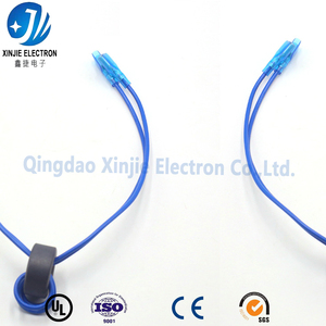 Сертифицированный UL кабельный жгут на заказ с ферритовым фильтром (EMI), 2-контактный проводной узел с синим разъемом для защиты от помех - Product Image 3