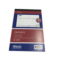 Livre de factures bon marché à impression offset avec reliure cousue à couverture rigide en papier de qualité