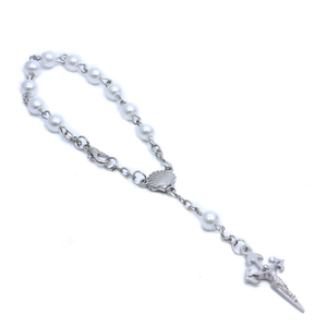 Set <span class=keywords><strong>de</strong></span> Rosario con Perlas <span class=keywords><strong>de</strong></span> Concha <span class=keywords><strong>de</strong></span> <span class=keywords><strong>Santiago</strong></span>, Brazalete Religioso Católico, Regalo, Cuentas <span class=keywords><strong>de</strong></span> Oración - Product Image 6