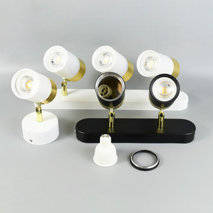 MR16 chiếu sáng trong nhà nhôm thép nhựa Downlight Spotlight vỏ lịch thi đấu vuông Vòng Đèn Trần lõm GU10 LED Đèn - Product Image 6