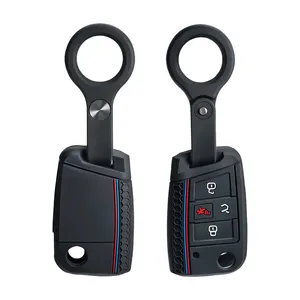 Cover per chiavi in silicone per VW Polo Golf 7 Tiguan, per Skoda Octavia <span class=keywords><strong>Kodiaq</strong></span> Karoq, per SEAT Ateca Leon Ibiza 2016 2017 2018 2019 - Product Image 1
