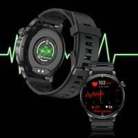 Montre intelligente GPS L7 AMOLED 1,52 pouces en alliage de zinc, étanche IP68, positionnement GPS L1, fréquence cardiaque, pression artérielle, 170 modes sportifs