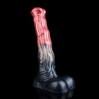 Vibromasseur anal en forme de cheval de 10 pouces de long pour femmes avec ventouse, plug anal en silicone liquide étanche avec fonction de jet de liquide