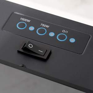 Chimenea Eléctrica Db de 41.3 Pulgadas, Independiente, con Efecto de Llama Metálica, 1500W, Control Remoto, Calefacción para el Hogar - Product Image 2