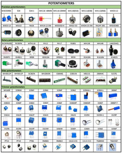 Chiết Áp Dọc Đơn RK097N RK097NS RK097G B1K B2K B2K B10K B20K B50K B100K B500K B1M 3 5 6 Chân 8 Chân - Product Image 6