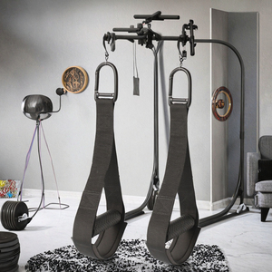 <span class=keywords><strong>Corde</strong></span> d'extension <span class=keywords><strong>pour</strong></span> <span class=keywords><strong>poulie</strong></span> latérale de fitness, Bande de résistance à double tête, Entraînement biceps et triceps, Entraînement musculaire haute élasticité - Product Image 3