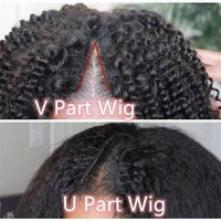 Perruque body wave brésilienne naturelle, cheveux humains vierges, crépus lisses, fabriqué à la Machine, prix en gros, pour femmes noires
