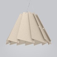 Lustre suspendu acoustique en feutre PET en forme de dôme |   Lampe suspendue LED absorbant le son pour bureau, salle de réunion, restaurant