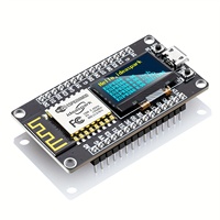 Nodemcu Esp8266 papan pengembangan, dengan layar Oled Ch340 NodeMCU ESP8266 papan pengembangan