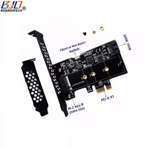 PCI Express PCI-E 1Xから<span class=keywords><strong>M</strong></span>.<span class=keywords><strong>2</strong></span> NGFFキー-Bコンバータアダプタカード2280 SATA SSD用ブートスイッチ付き在庫あり - Product Image 1