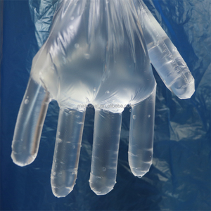 Gants jetables en PE pliables en plastique HDPE de qualité alimentaire, emballés individuellement (1 paire/sac), vente en gros d'usine - Product Image 3
