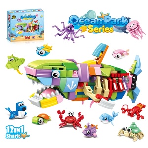 Nuevo Juego de Construcción de Dinosaurios del <span class=keywords><strong>Mundo</strong></span> Oceánico, Tiranosaurio Rex Combinado con Insectos, Plástico ABS, Escala 1:1, 40 Piezas, Juguete de Ensamblaje para Niños - Product Image 3