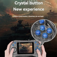 Q8 Console de jeu rétro lecteur de jeu vidéo numérique Transparent portable écran 3 pouces 800 jeux en 1 sortie TV prise en charge 2 joueurs
